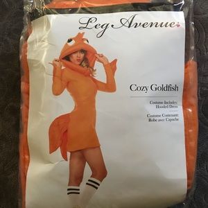 Women’s size MEDIUM cozy goldfish costume